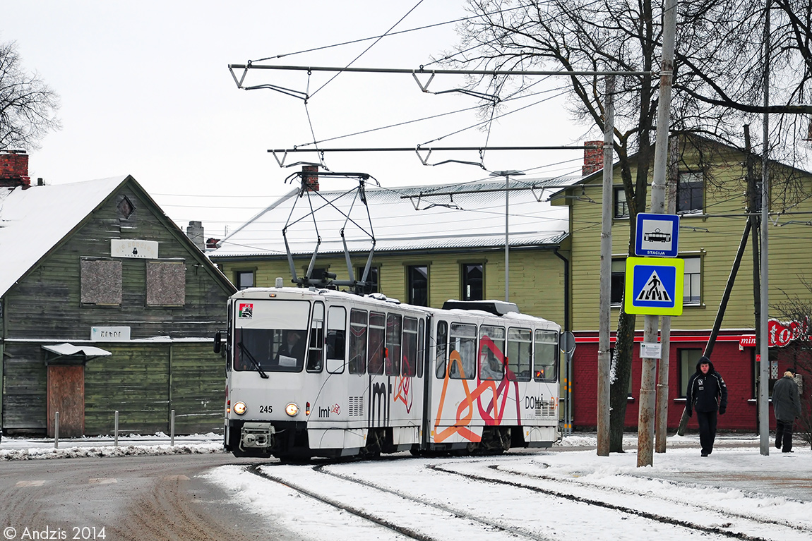Лиепая, Tatra KT4D № 245