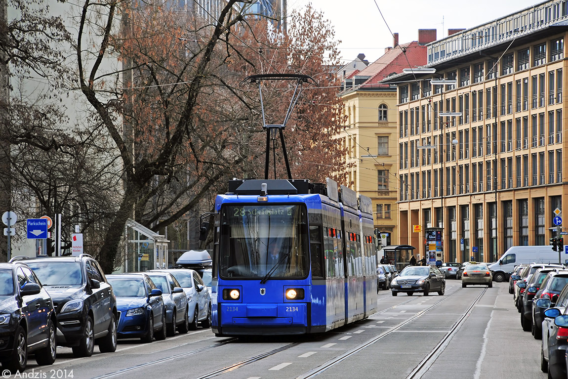 Мюнхен, Adtranz R2.2b № 2134