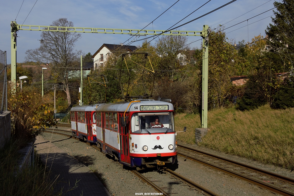 Либерец ― Яблонец-над-Нисой, Tatra T3R.P № 14 Либерец ― Яблонец-над-Нисой, Tatra T3R.P № 14