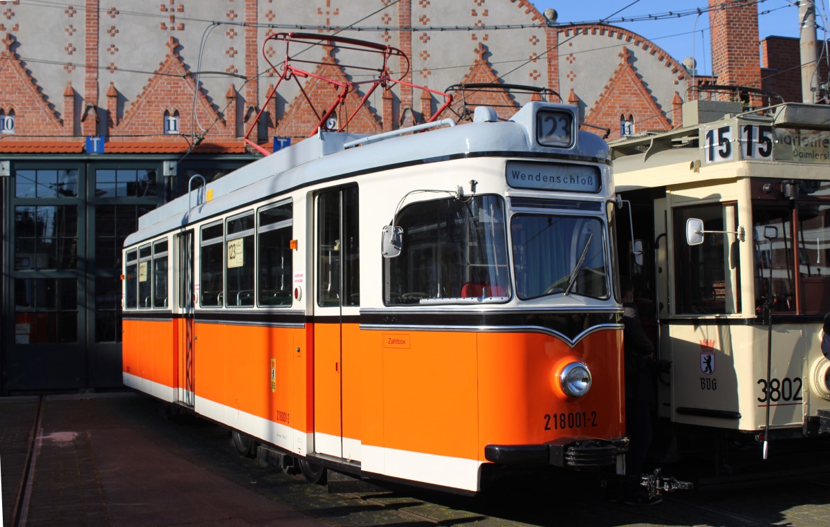 Берлин, Gotha TDE58 № 218 001-2; Берлин — Открытие линии Adlershof-Schöneweide, официальное прощание с Татрами