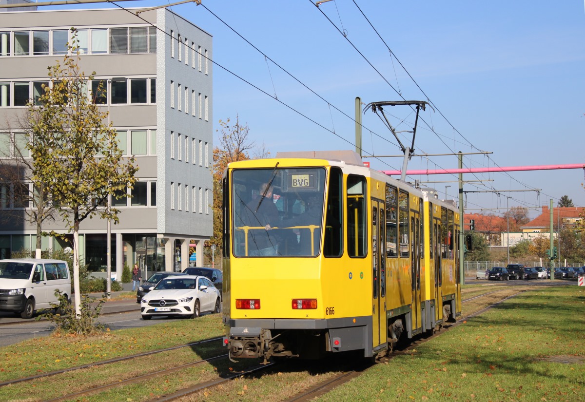 Берлин, Tatra KT4DM № 6166; Берлин — Открытие линии Adlershof-Schöneweide, официальное прощание с Татрами