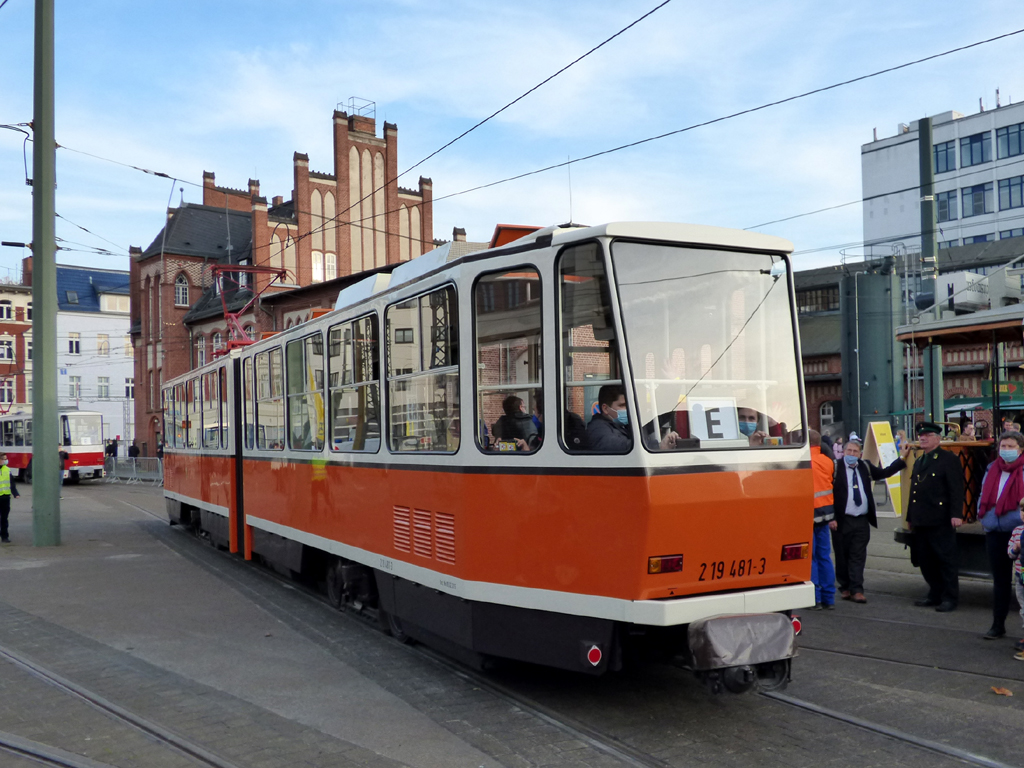 Берлин, Tatra KT4D № 219 481-3; Берлин — Открытие линии Adlershof-Schöneweide, официальное прощание с Татрами