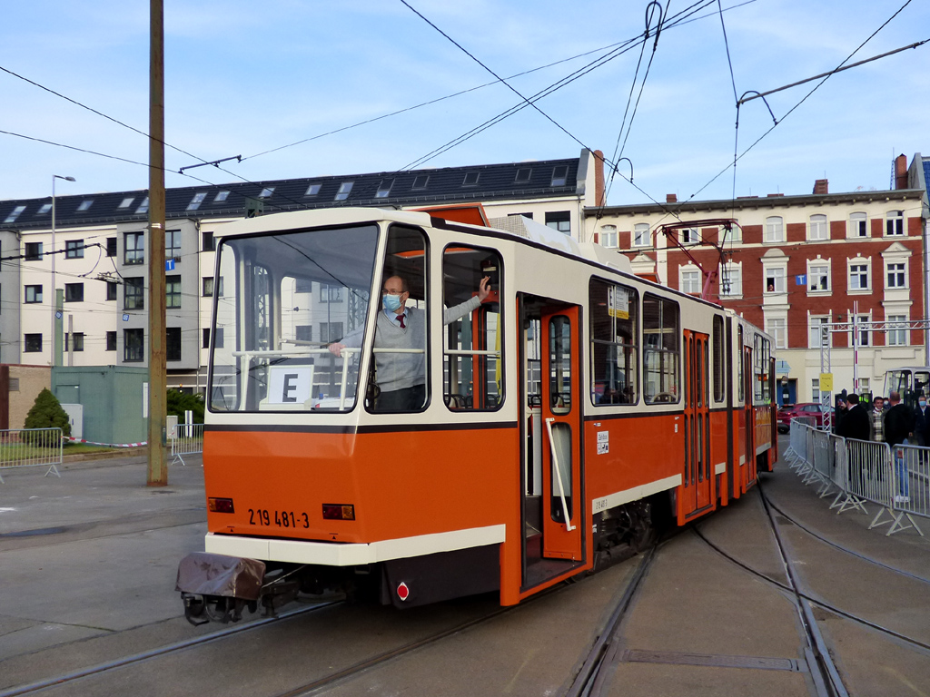 Берлин, Tatra KT4D № 219 481-3; Берлин — Открытие линии Adlershof-Schöneweide, официальное прощание с Татрами