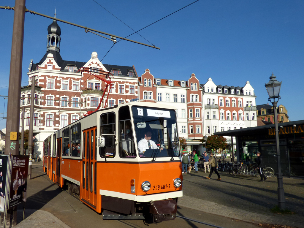 Берлин, Tatra KT4D № 219 481-3; Берлин — Открытие линии Adlershof-Schöneweide, официальное прощание с Татрами
