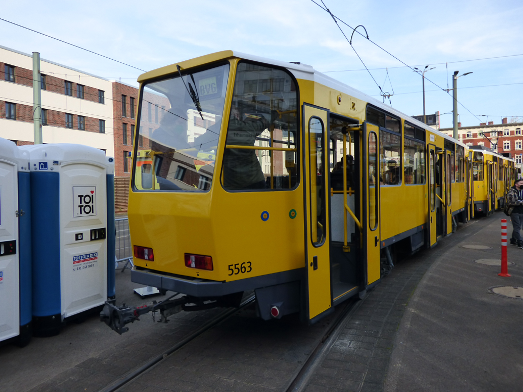 Berlin, Tatra B6A2M N°. 5563; Berlin — Opening of the line Adlershof-Schöneweide, official farewell of Tatra trams