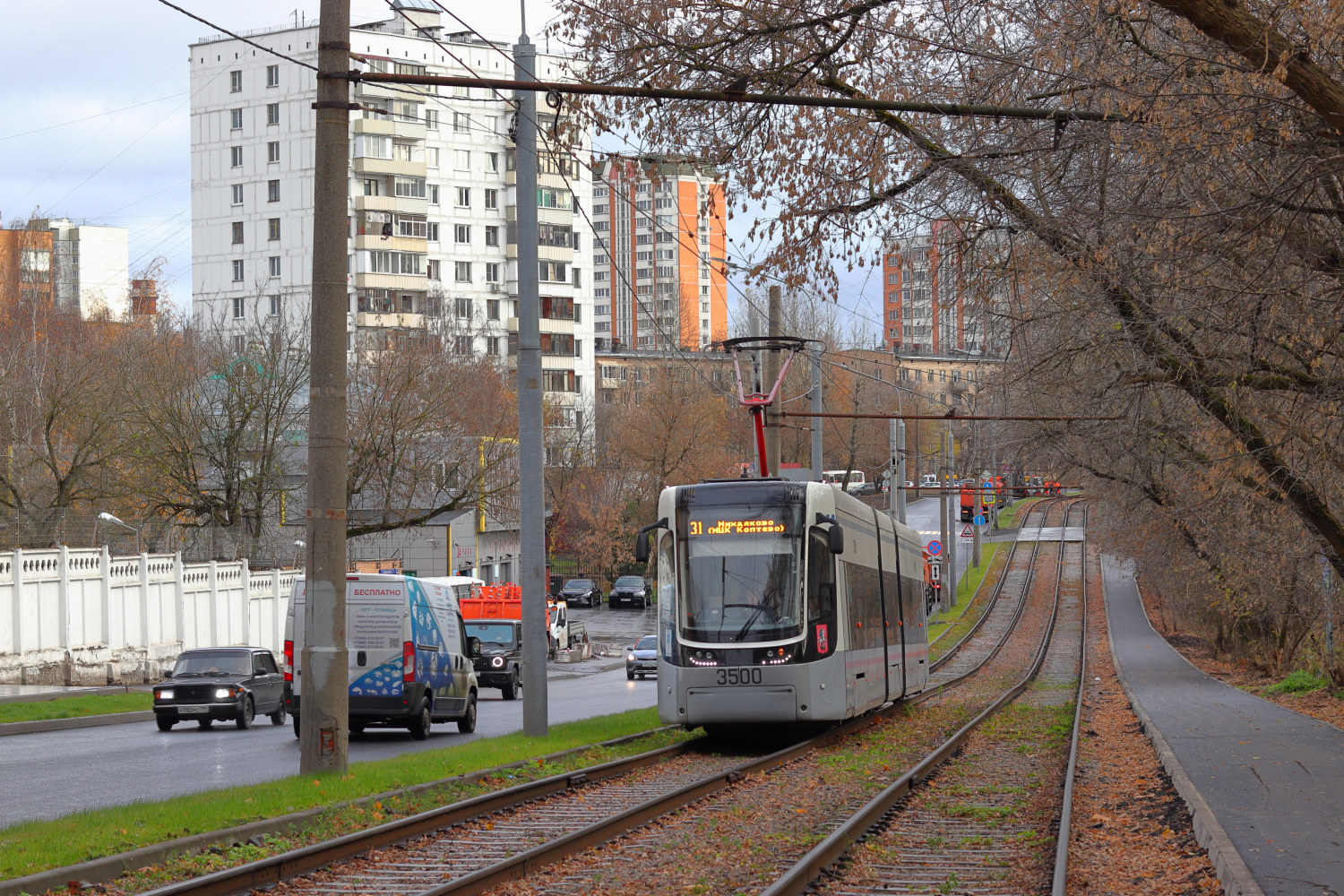 Москва, 71-414 (Pesa Fokstrot) № 3500