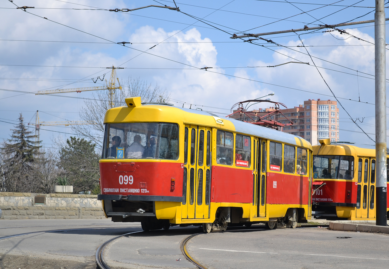 Краснодар, Tatra T3SU № 099