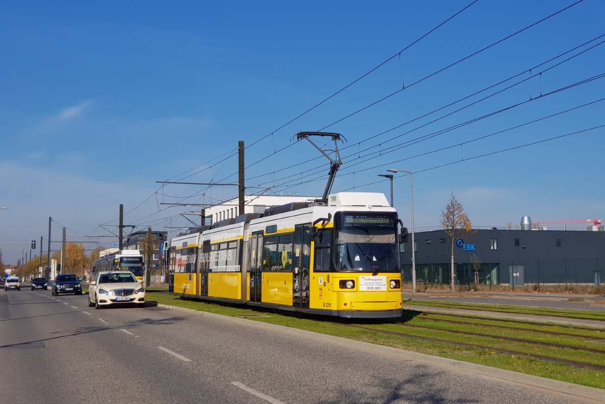 Берлин, BVG GT6Zo № 2211; Берлин — Открытие линии Adlershof-Schöneweide, официальное прощание с Татрами