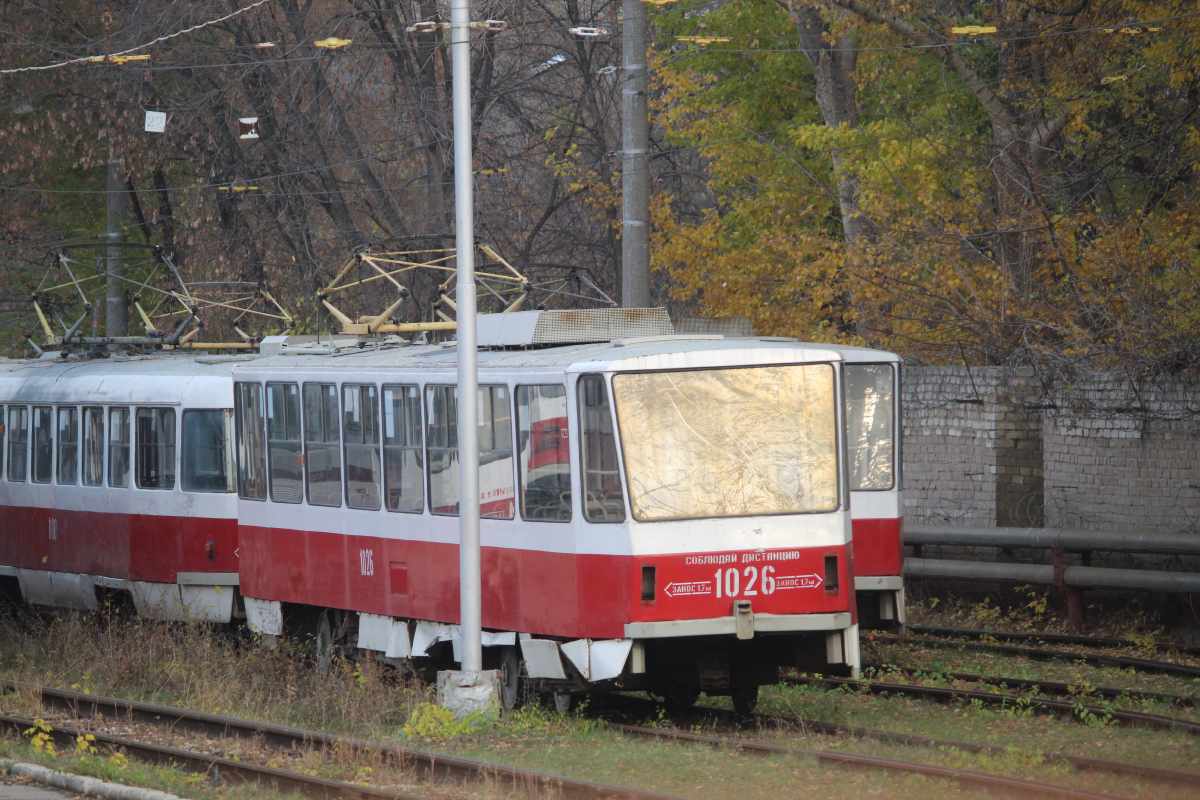 Самара, Tatra T6B5SU № 1026; Самара — Северное трамвайное депо