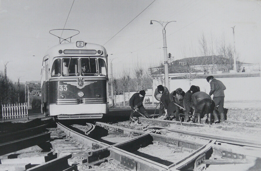 Smolensk, RVZ-6M Nr. 33; Smolensk — Constructions, track reconstructions and repairings; Smolensk — Historical photos (1945 — 1991)