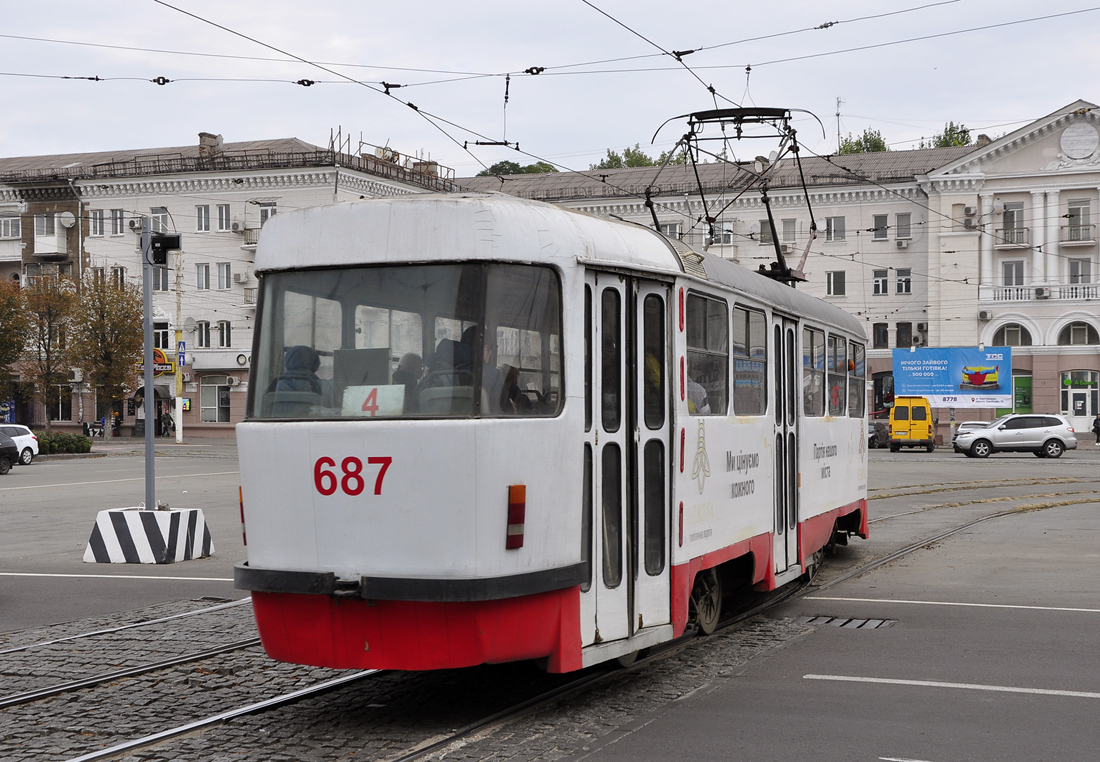Каменское, Tatra T3SU № 687