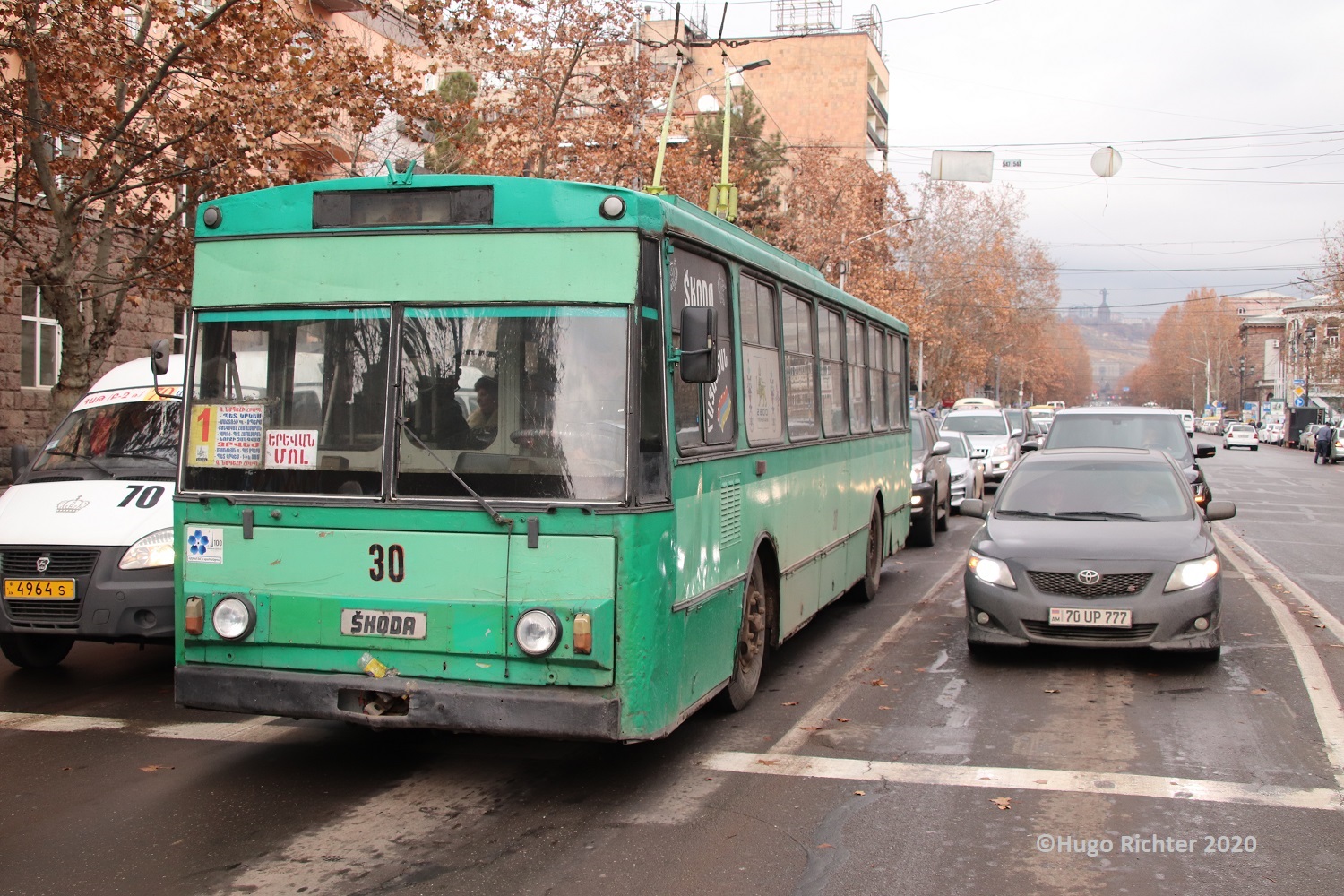 Ереван, Škoda 14Tr02/6 № 30