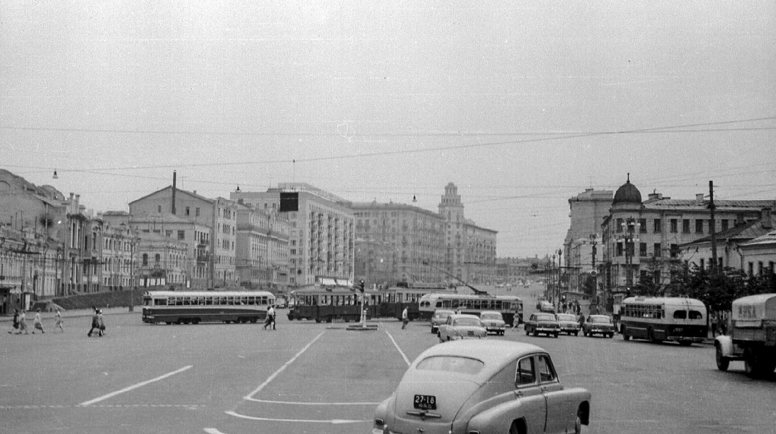 Москва — Исторические фотографии — Трамвай и Троллейбус (1946-1991)