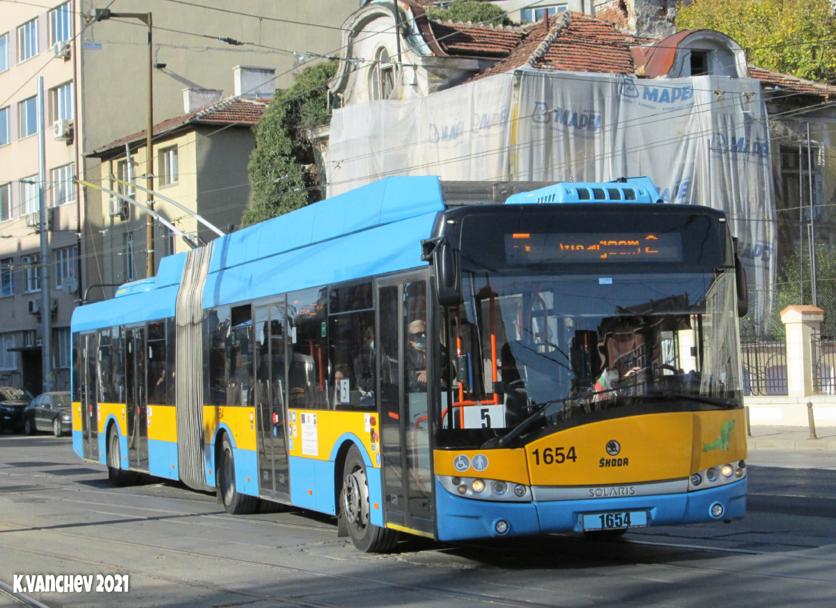 София, Škoda 27Tr Solaris III № 1654