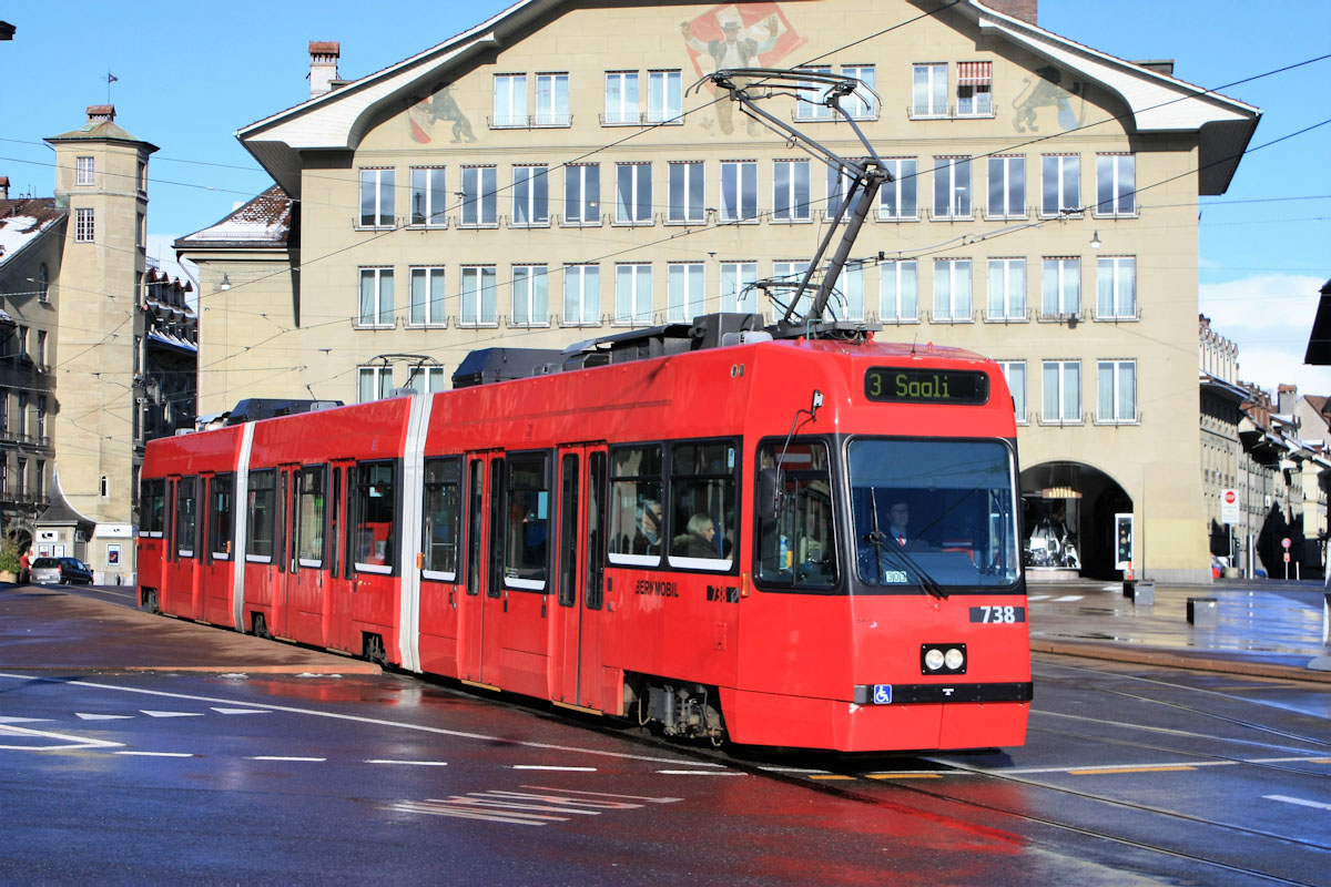 Берн, ACMV/ABB/Duewag Be 4/8 № 738