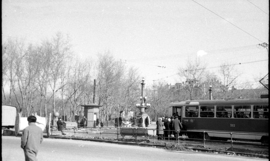 Москва — Исторические фотографии — Трамвай и Троллейбус (1946-1991)