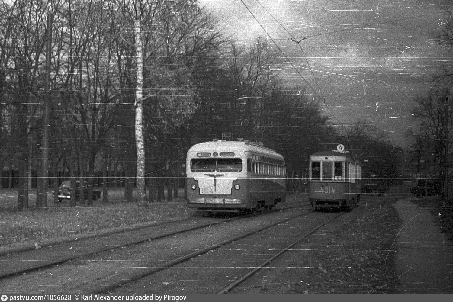 Москва, МТВ-82А № 1084; Москва, С № 4314; Москва — Исторические фотографии — Трамвай и Троллейбус (1946-1991)