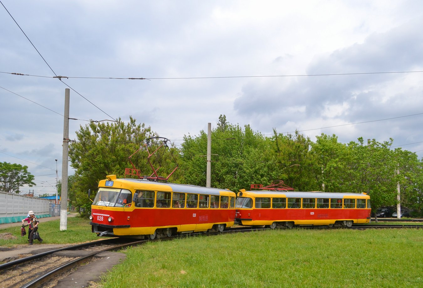 Краснодар, Tatra T3SU № 028; Краснодар, Tatra T3SU № 029