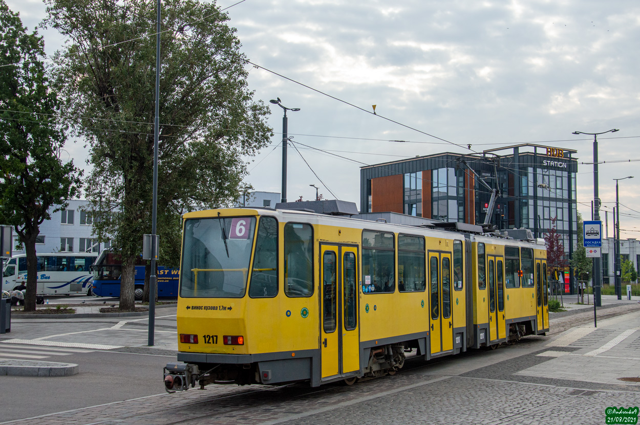 Львов, Tatra KT4DM № 1217