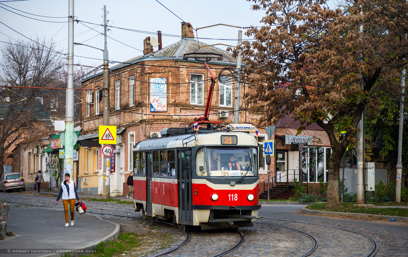 Краснодар, Tatra T3SU КВР ТМЗ № 118