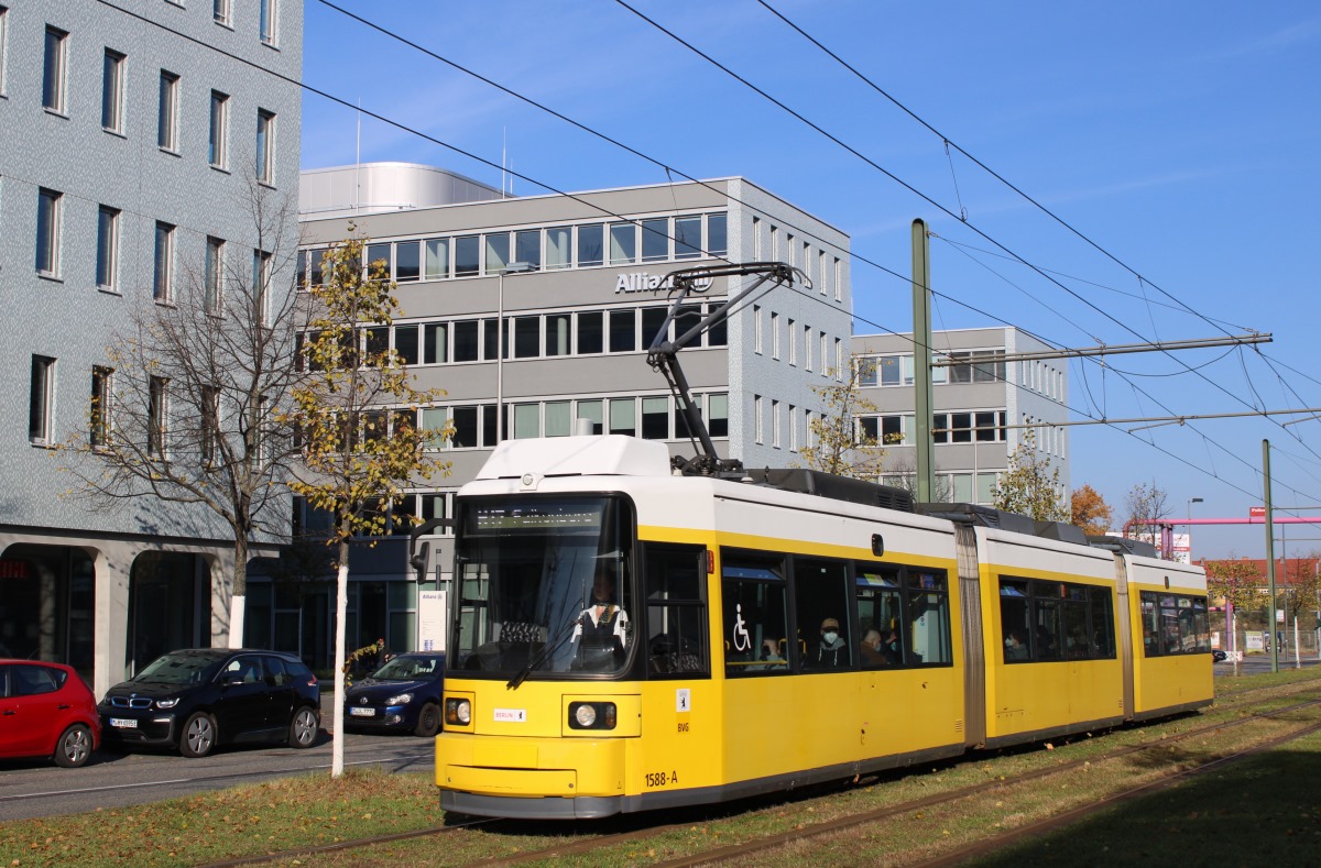 Berlin, BVG GT6U Nr. 1588; Berlin — Eröffnung der Linie Adlershof-Schöneweide, offizieller Tatra-Abschied