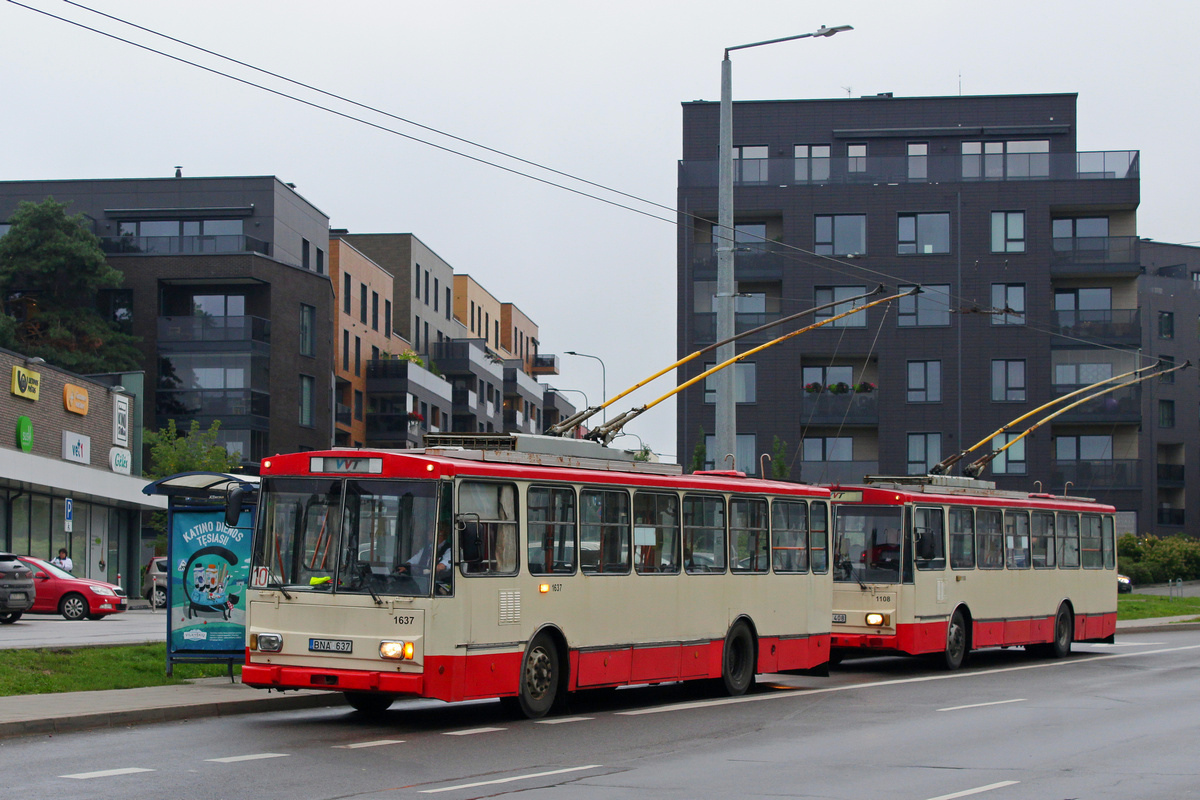 Вильнюс, Škoda 14Tr13/6 № 1637
