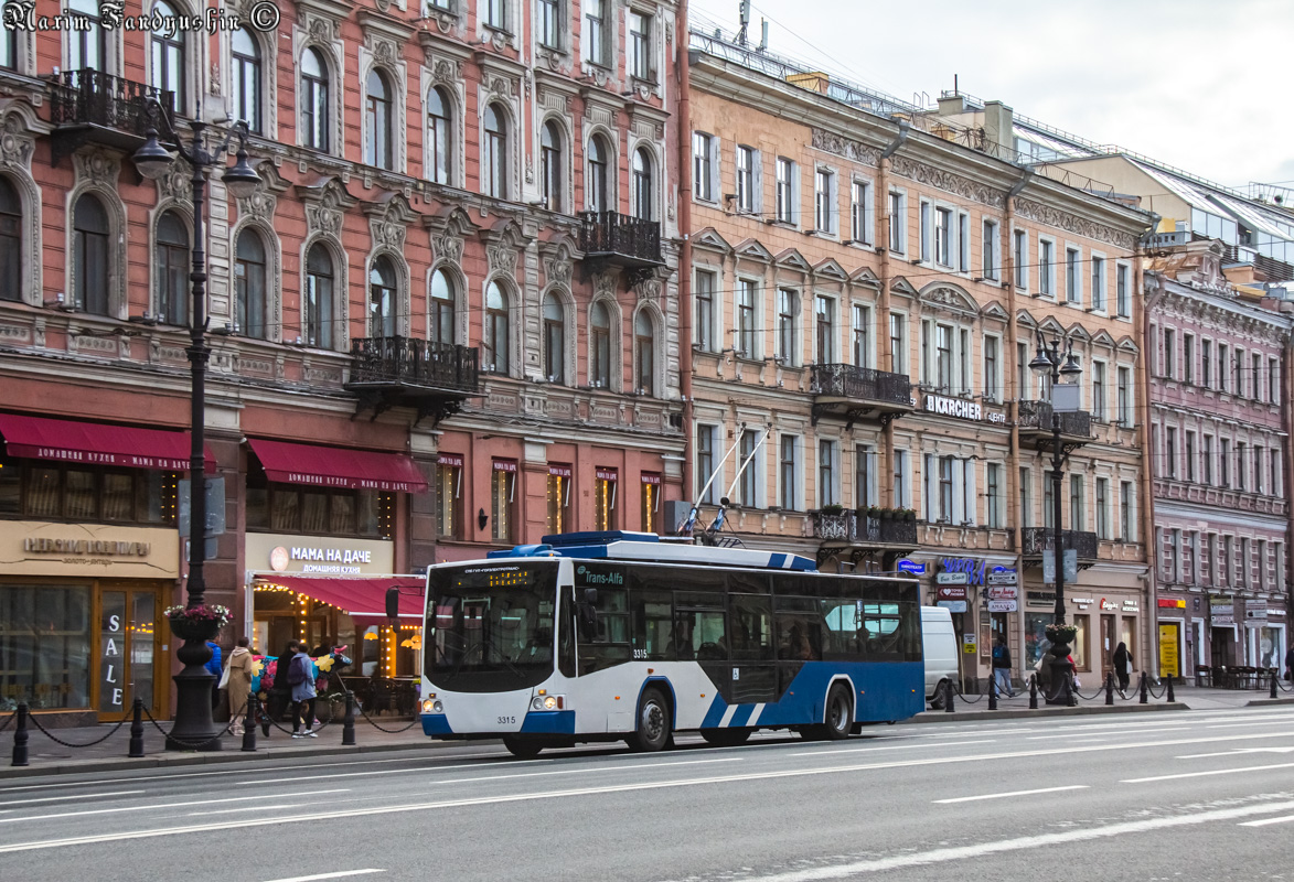 Санкт-Петербург, ВМЗ-5298.01 «Авангард» № 3315