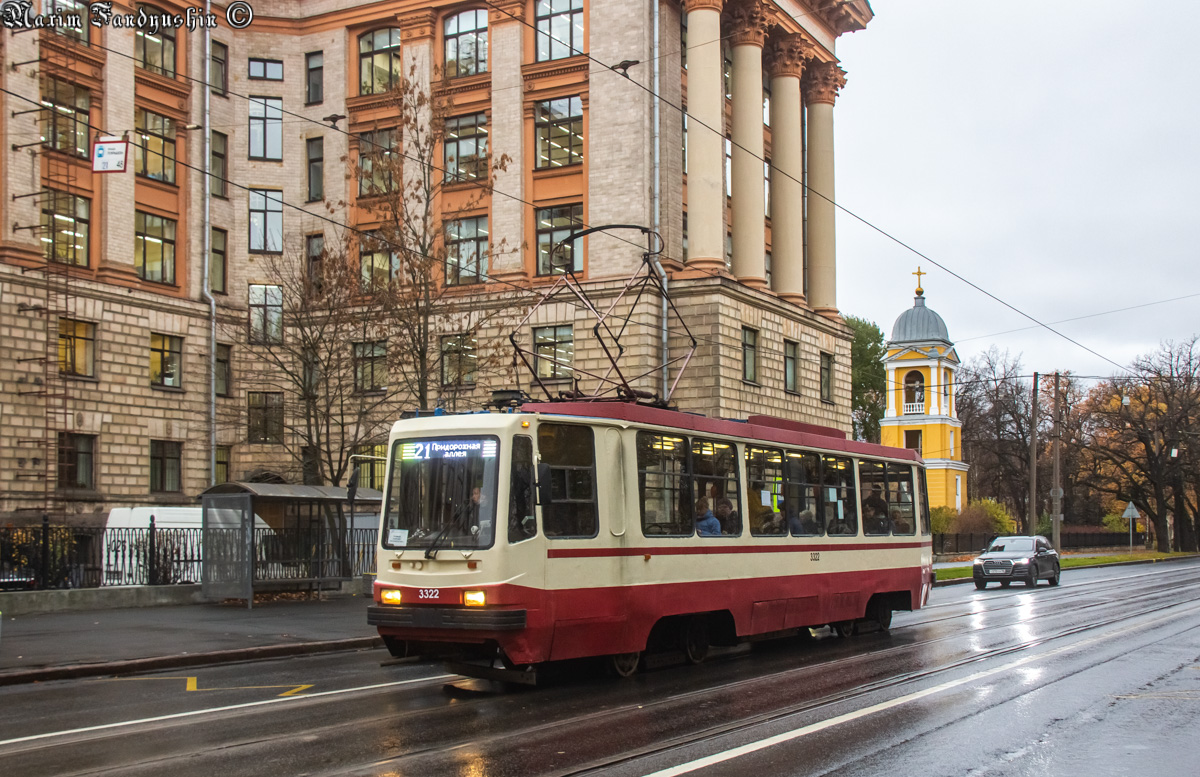Санкт Петербург, 71-134К (ЛМ-99К) № 3322