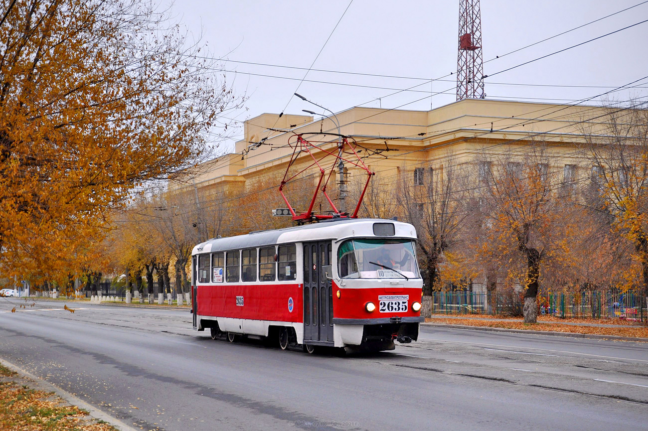 Волгоград, Tatra T3SU (двухдверная) № 2635