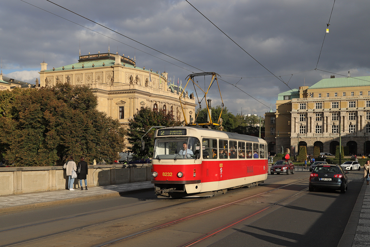Прага, Tatra T3R.P № 8232