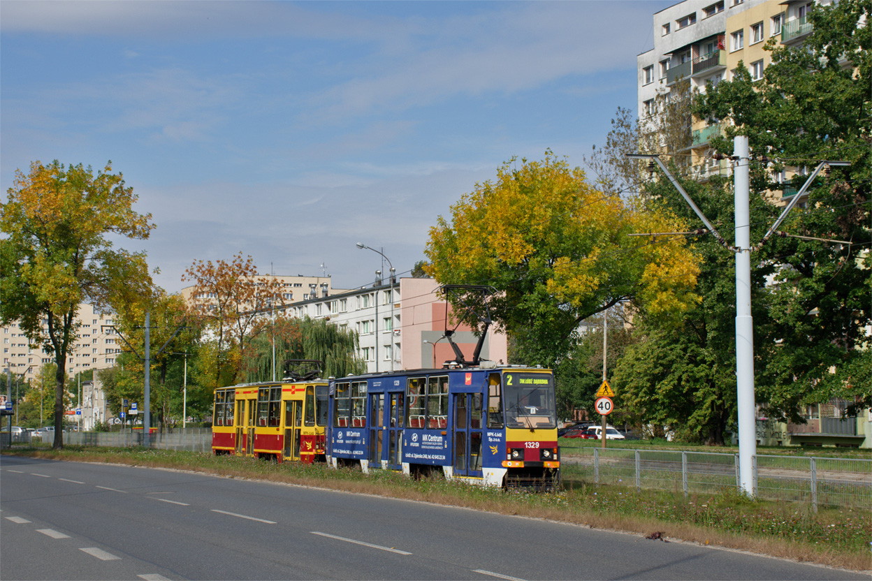 Лодзь, Konstal 805Na № 1329