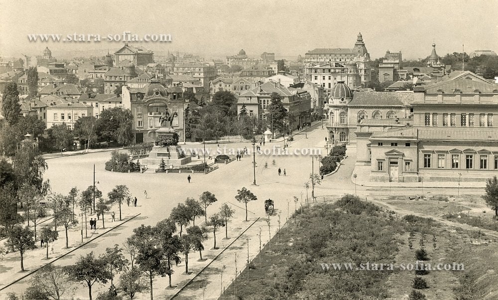 София — Исторически снимки — Трамвайна инфраструктура (1901–1942)