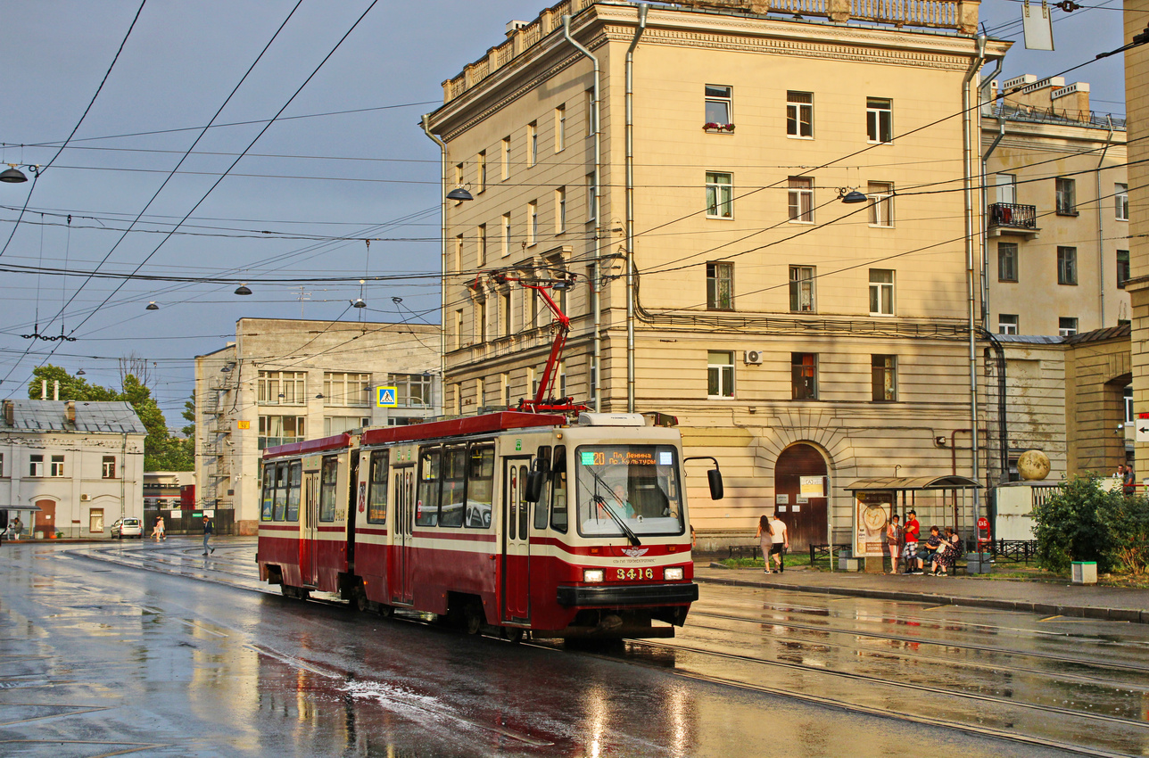 Санкт-Петербург, ЛВС-86М2 № 3416