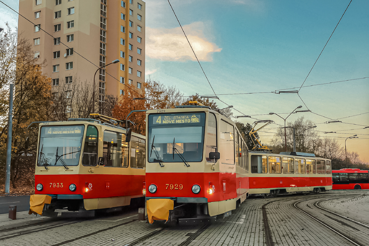 Bratysława, Tatra T6A5 Nr 7929; Bratysława, Tatra T6A5 Nr 7930