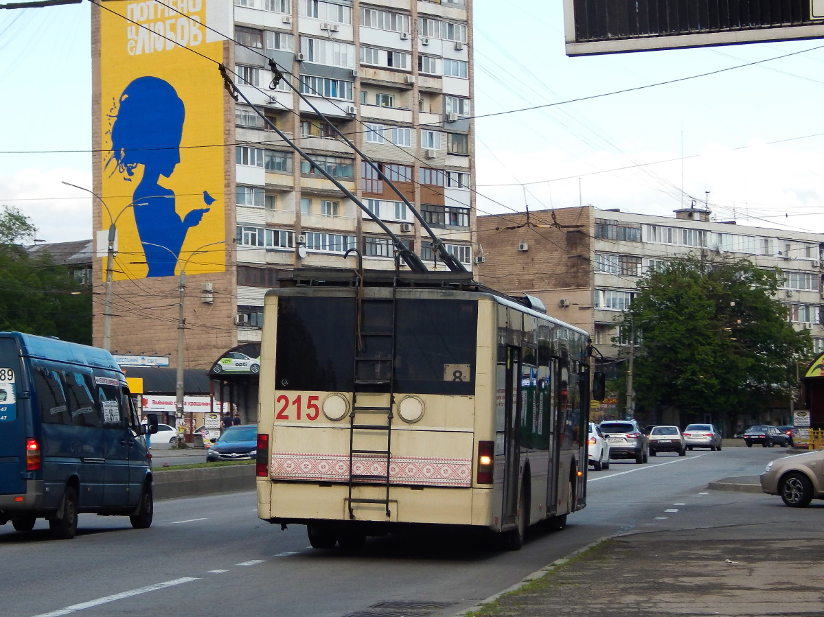 Запорожье, ЛАЗ E183D1 № 215