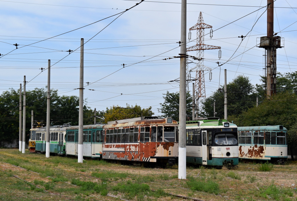 Брэила, MAN T4 № 249; Брэила, Werkspoor GT8 № 1611; Брэила, MAN B4 № 1602