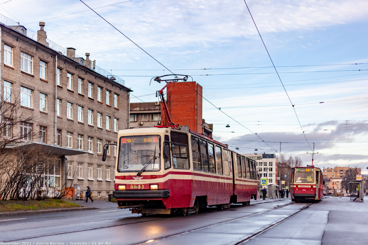 Saint-Petersburg, LVS-86K č. 8041; Saint-Petersburg, LVS-86K č. 8174