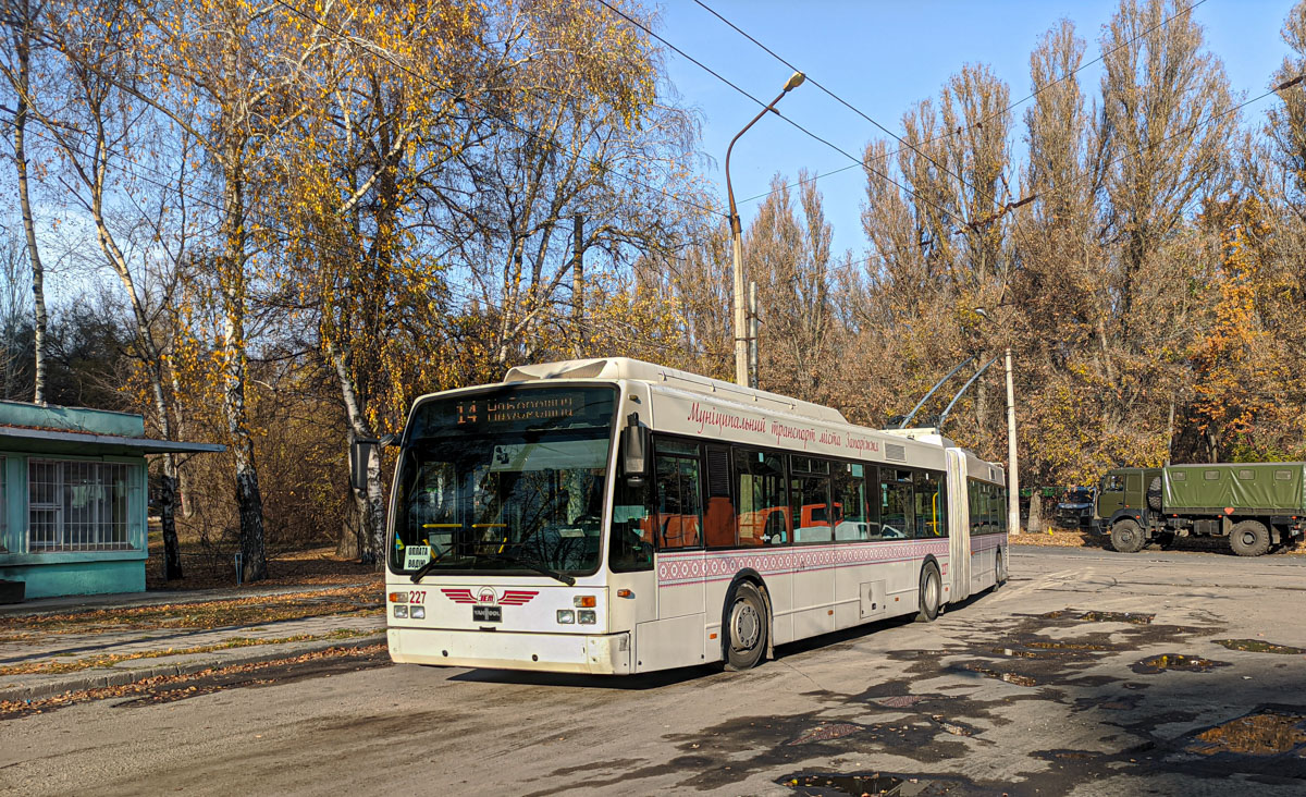 Запорожье, Van Hool AG 300T № 227