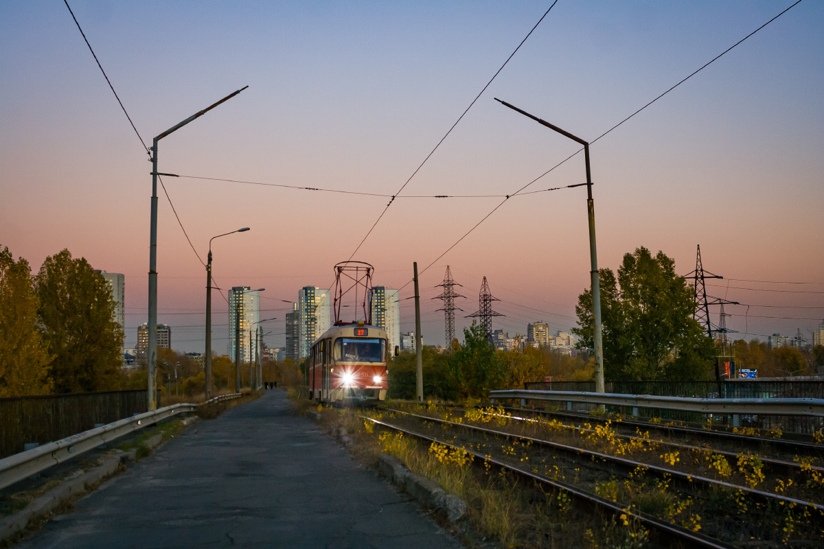 Kiev — Tramway lines: Podilske depot network — north