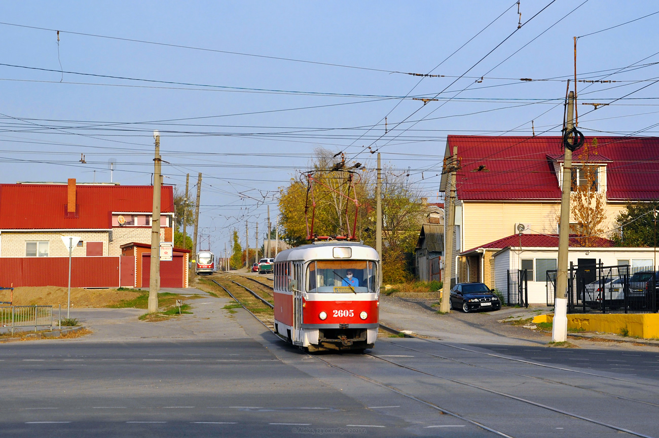 Volgograd, Tatra T3SU (2-door) č. 2605