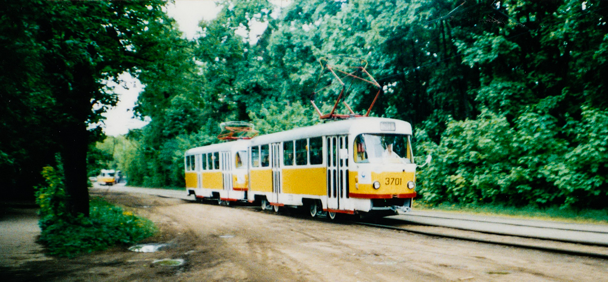 Москва, Tatra T3SU № 3701