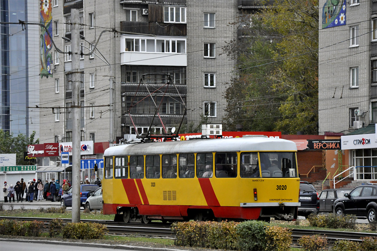 Барнаул, Tatra T3SU КВР Барнаул № 3020