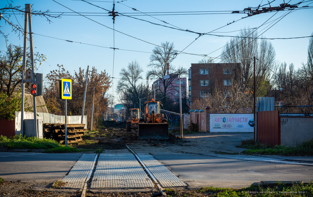 Taganrog — Repair of the tram line under the concession agreement. Stage #2