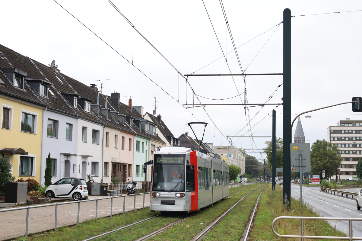 Дюссельдорф, Duewag NF6 № 2109 Дюссельдорф, Duewag NF6 № 2109