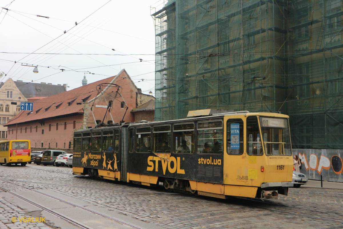 Львов, Tatra KT4D № 1161