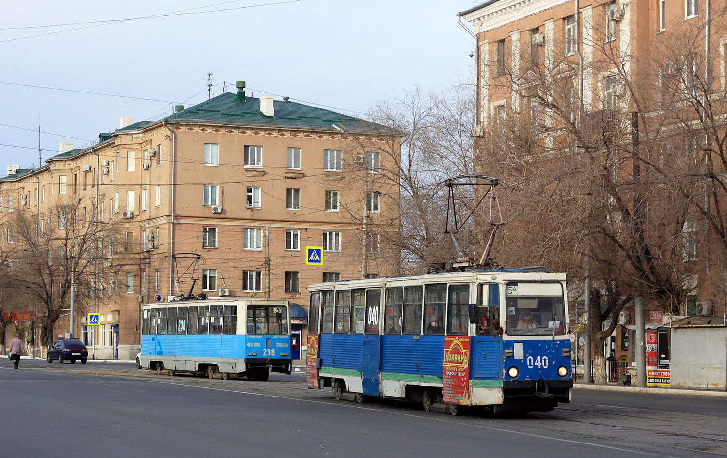 Орск, 71-605 (КТМ-5М3) № 238; Орск, 71-605 (КТМ-5М3) № 040