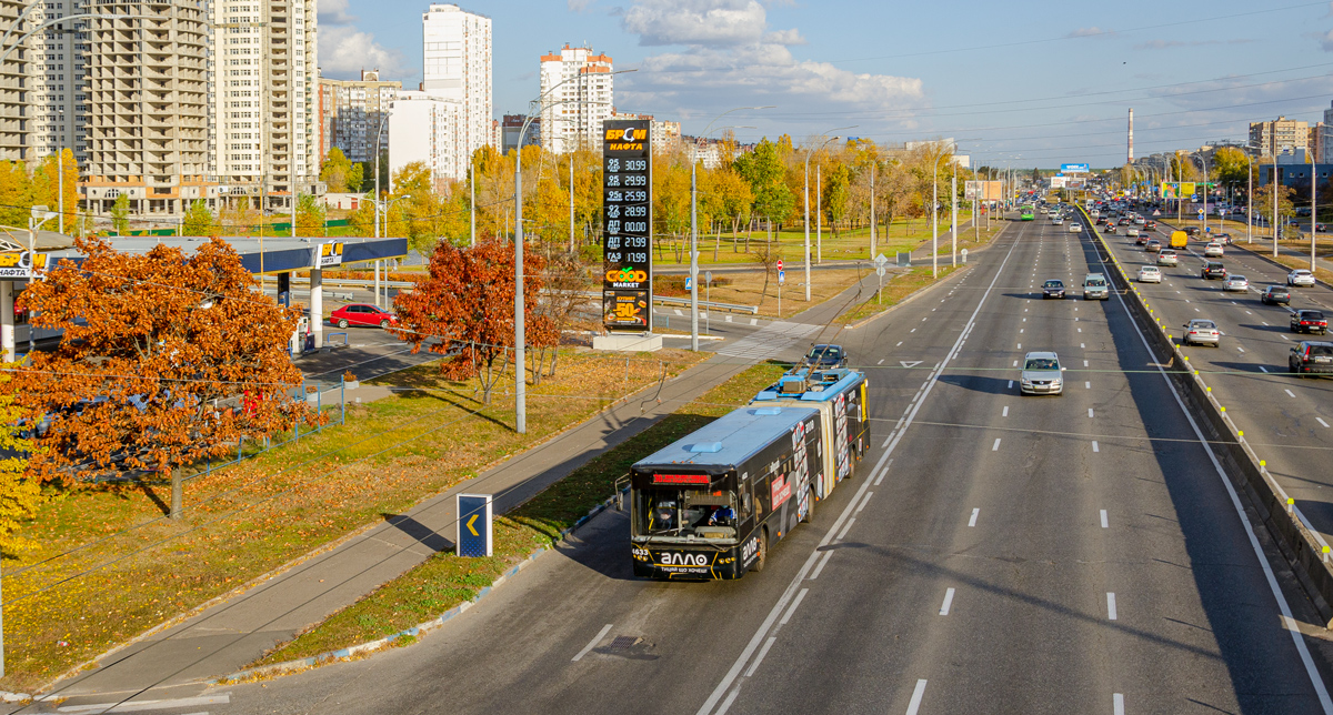 Киев — Троллейбусные линии: Левый берег