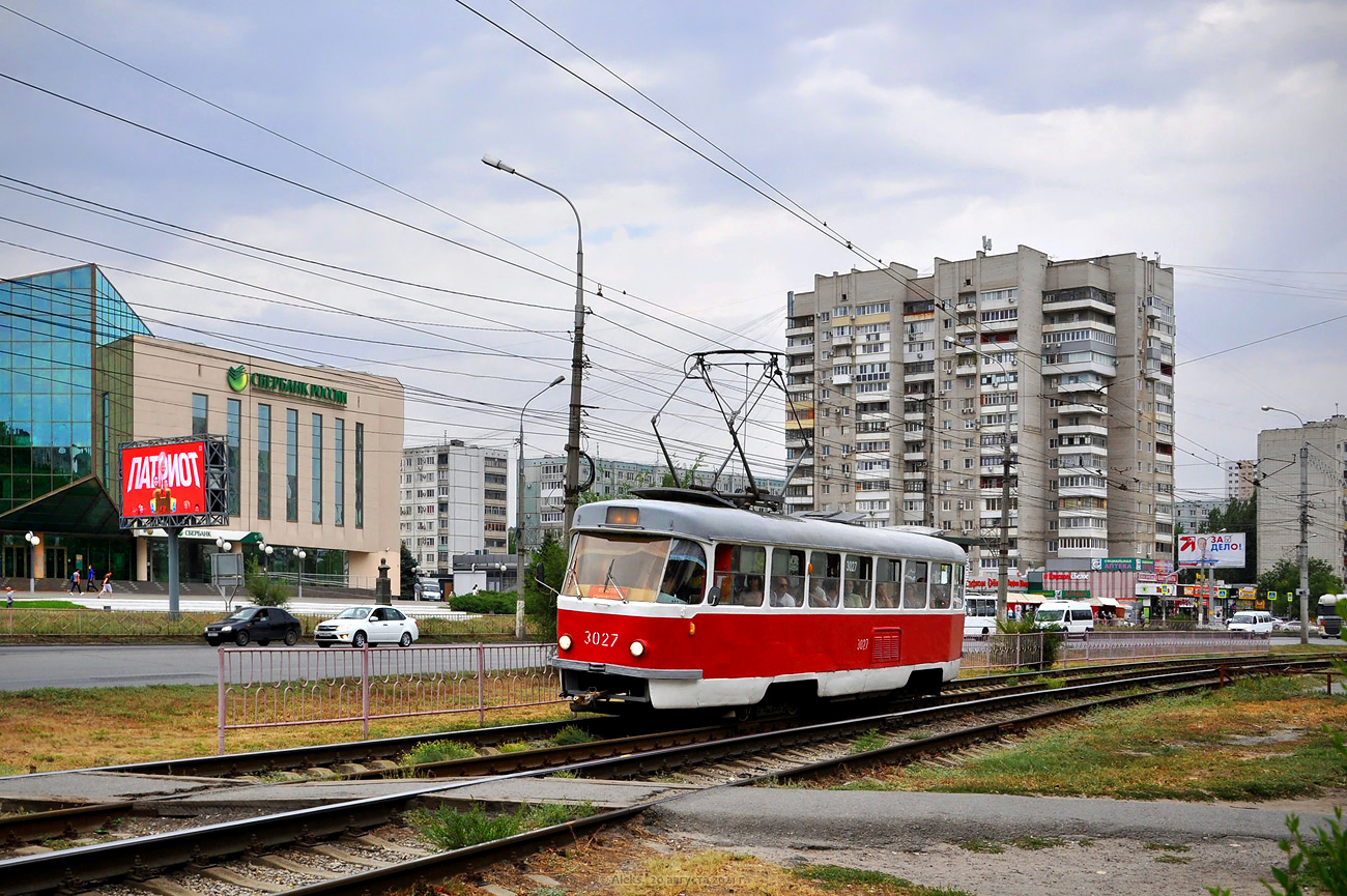 Волгоград, Tatra T3SU (двухдверная) № 3027