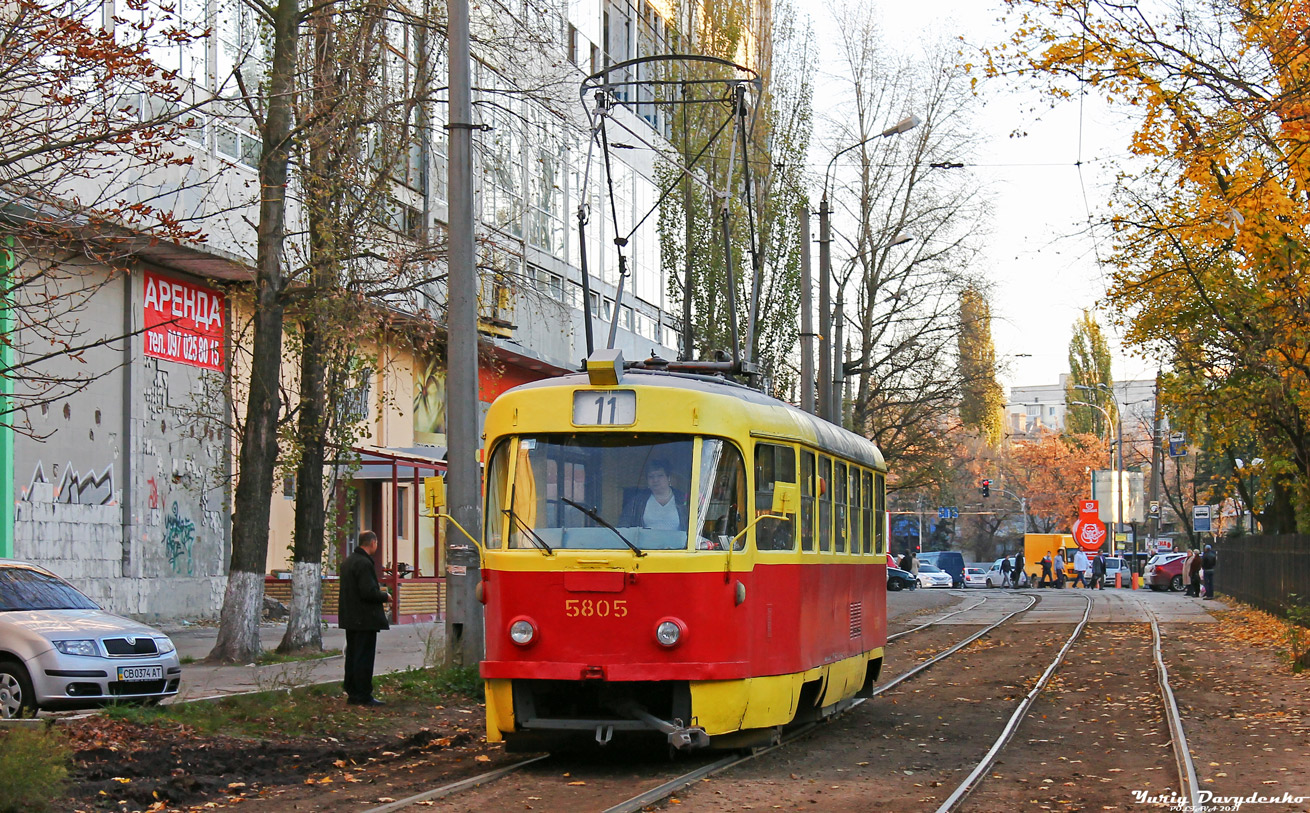 Киев, Tatra T3SU № 5805