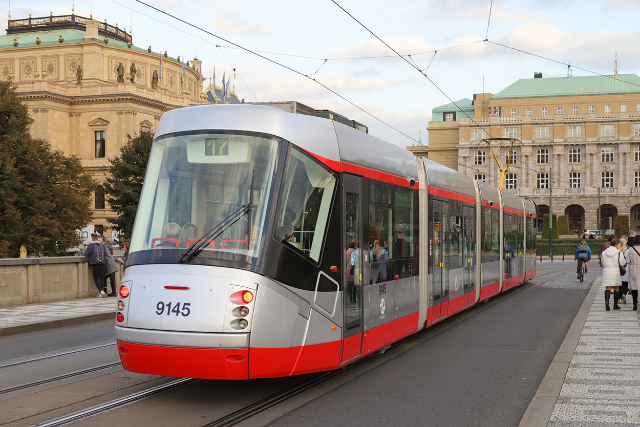 Прага, Škoda 14T Elektra № 9145